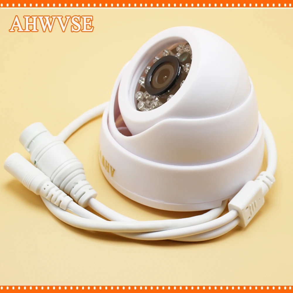 2 8 мм IP камера с широким обзором 720P 1080P купольная для помещений IR Lens 2MP CCTV