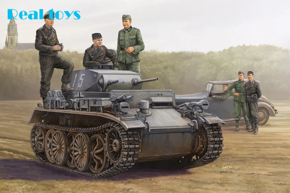 Модель от Hobby Boss 82431 1/35 PzKpfw I Ausf C(VK 601) комплект пластиковых моделей