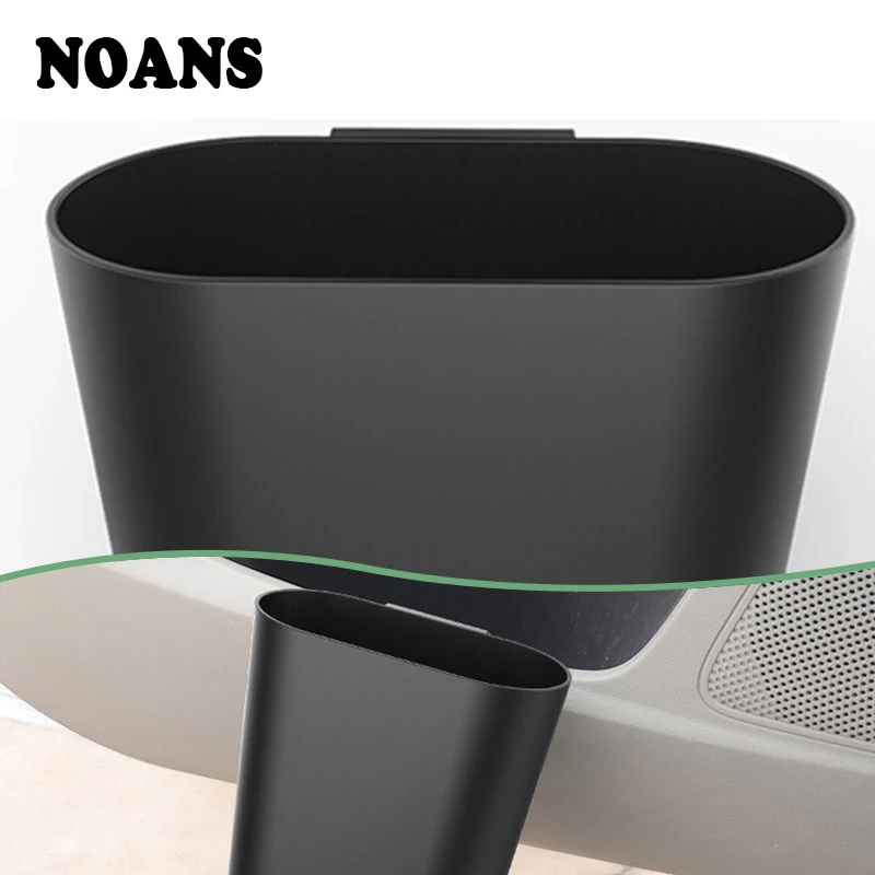 

NOANS Car Trash Bin Vehicle Rubbish Can Storage Bucket Accessories For Jeep grand cherokee Lada Vesta Renault captur clio Logan
