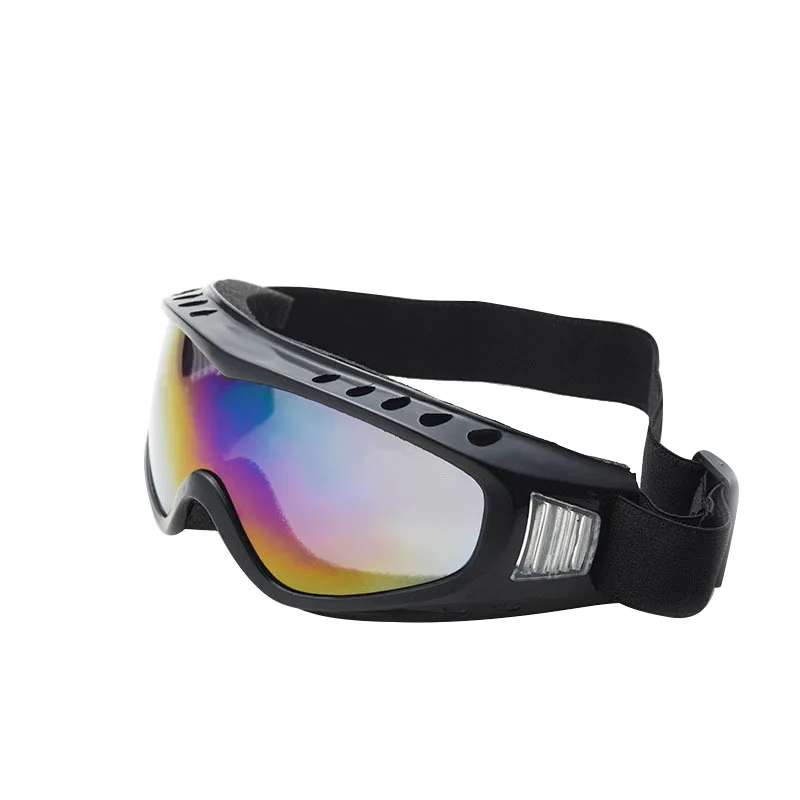 الملونة في الهواء الطلق الرياضة المضادة للصدمة الرياح الغبار نظارات واحدة طبقة يندبروف التزلج نظارات الأشعة فوق البنفسجية حماية شفافة نظار...