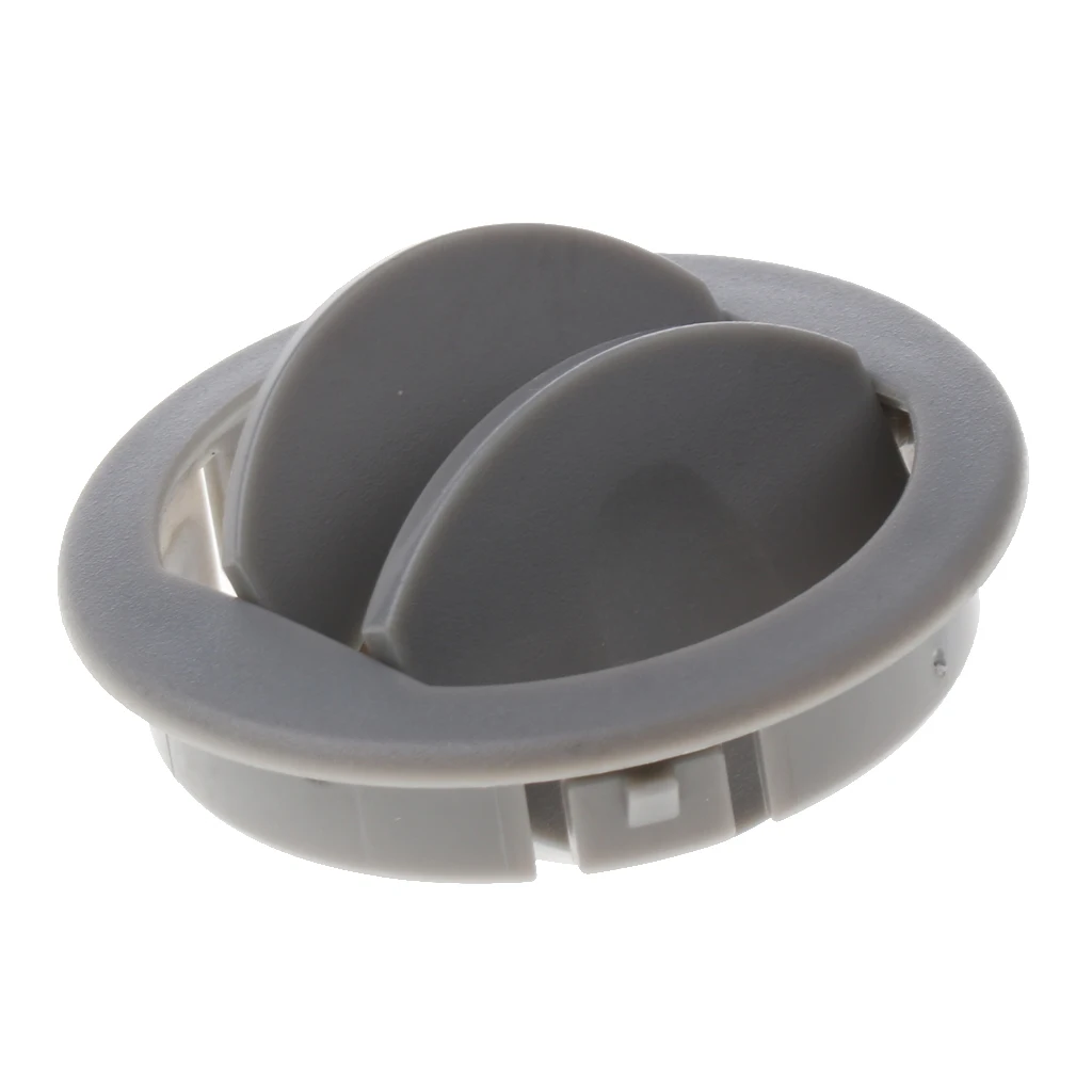1 Pcs ABS Plastic Round Air Vent RV ATV Trailer Interior A/C Vent Air Outlet 360&deg; Rotating Low Noise 60x60x11mm RV Accessories