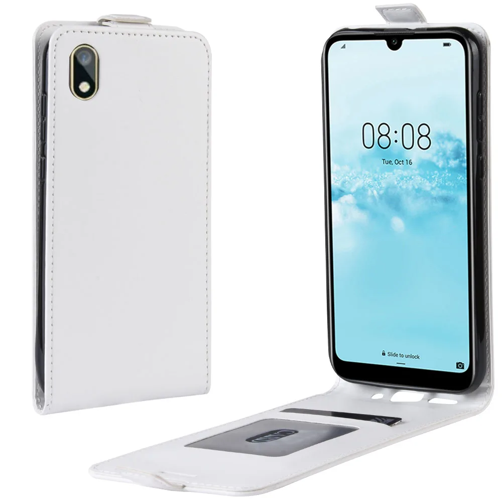 Retro Lên Xuống Da Điện Cho Huawei Y5 2019 Bao AMN-LX1 5.71 ''Đứng Bao Da Flip Cover Dành Cho Huawei Y5 2019 Túi Đựng Điện Thoại Trường Hợp 