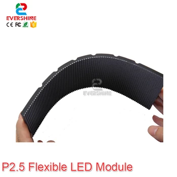 

New HD P2.5 indoor full color flexible led module 96x48pixel 1/30Scan led soft panel 360 degree view angle All-round display