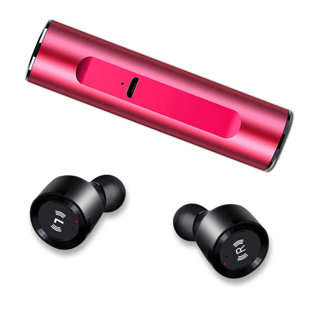 

S5 TWS Earphone Bluetooth 5.0+EDR Hifi Sound Earbuds IPX67 Waterproof Mini Wireless Earphones with MIC 5 Hours Play Time