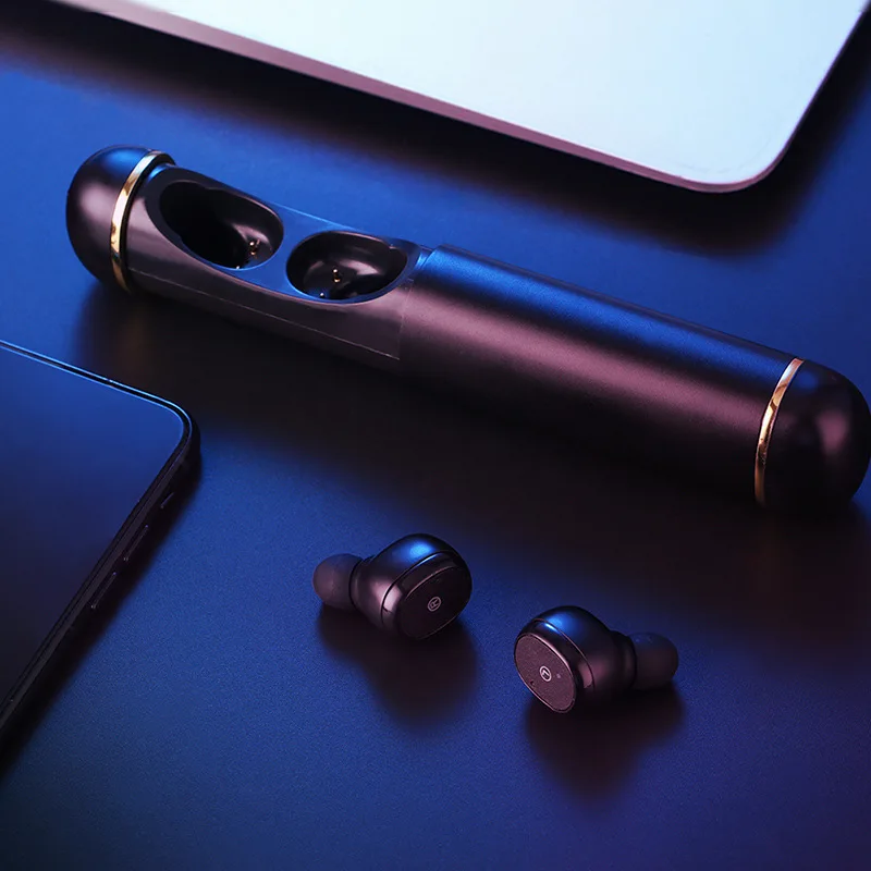 

Reebeen Bluetooth Earbuds 5.0 TWS Wireless Headsets Mini Earphones HiFi Sound Sport Waterproof HD MIC Handsfree for All Phone