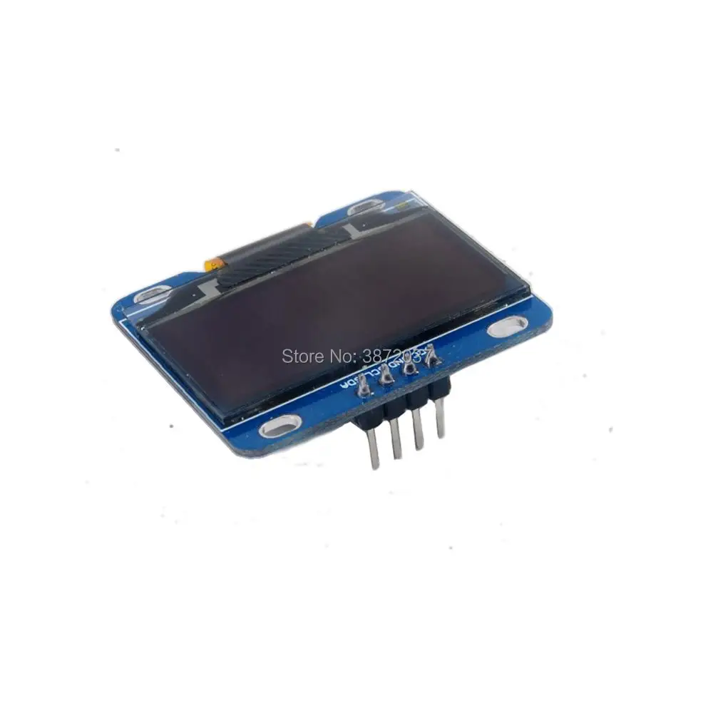 0 96 &quot0 дюймовый oled дисплей модуль Синий ЖК экран 128X64 I2C IIC Серийный SSD1306 для Arduino 51