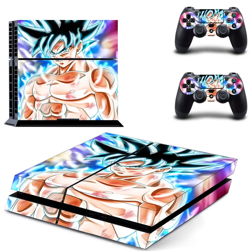 Наклейка Dragon Ball Super Broly Goku PS4 Виниловая наклейка для консоли Sony Playstation 4 и 2