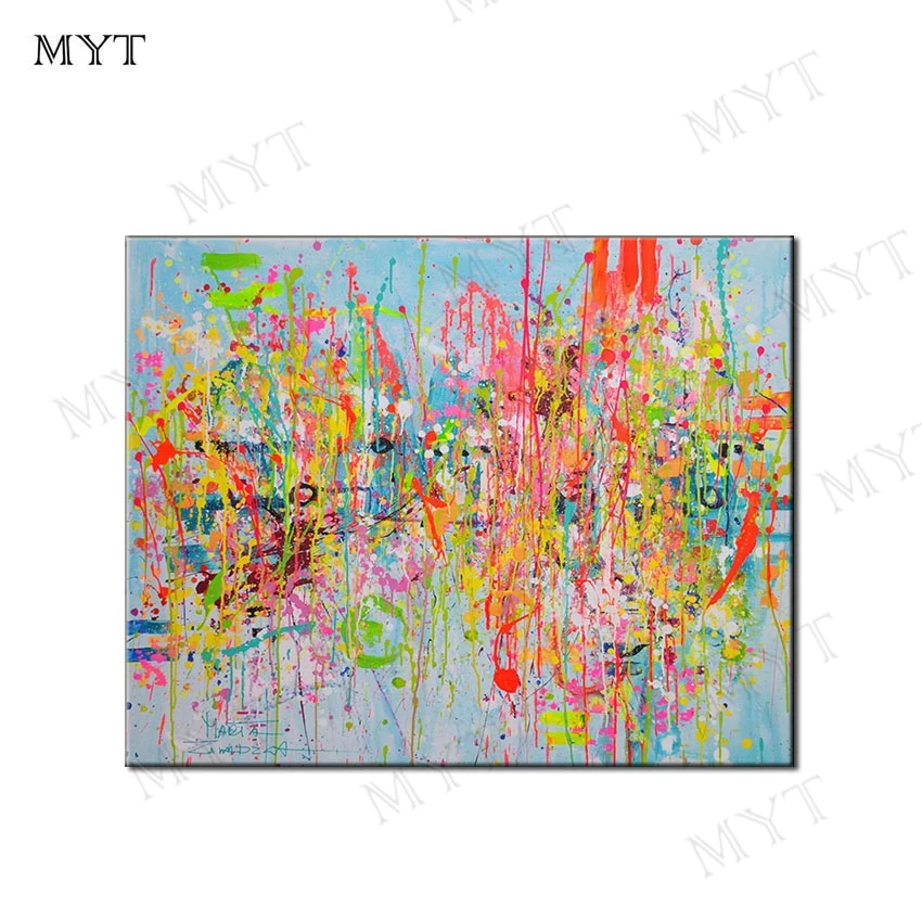 

Myt Handmade Modern Abstract 100% Hand Made Oil Paintings For Living Room Wall Decoration Landscape Abstract Paintings On Canvas