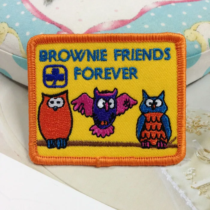 HOT SALE! BROWNIE FRIENDS FOREVER Iron On Patches, sew on patch