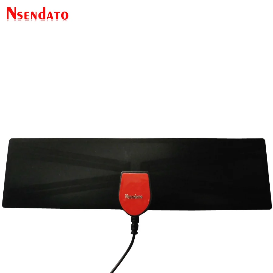 470-862MHz HDTV Digital Indoor& Outdoor Ultra Thin TV Antenna Receiver 1080 4K 25 Miles Range Amplified Signal Booster Reception