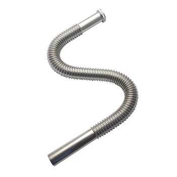 

High Quality Stainless Steel Siphon Sink Waste Set Sink Drain Hose 800mm Unique