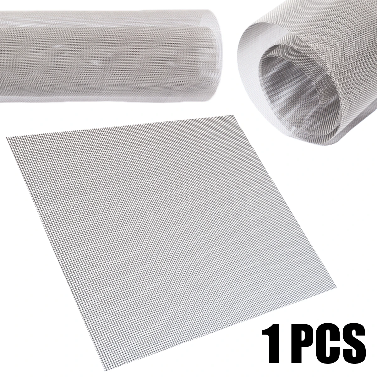 1Pcs New 60 Mesh Woven Wire Mesh Cloth Screen Mesh Woven Wire Stainless Steel Filtration 30x30cm