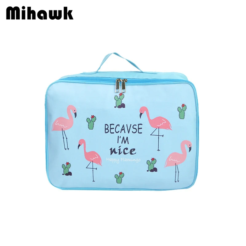 

Mihawk Cartoon Travel Bags Clothes Luggage Organization Collation Pouch Reusable Baggage Zipper Pack Supplies Items Gear Stuff