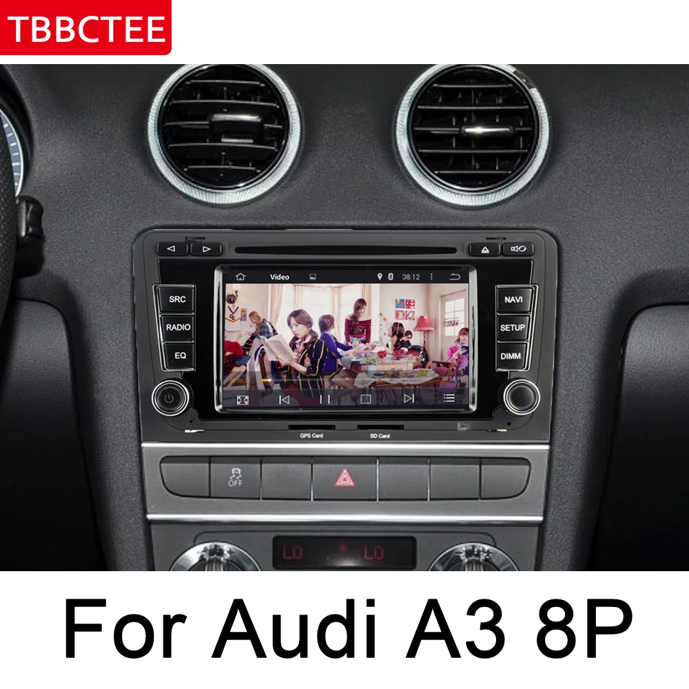 Best For Audi A3 S3 RS3 8P 2003~2012 MMI Car Multimedia Player Android Auto Radio DVD GPS Bluetooth WIFI MAP HD ISP Screen Head Unit 3