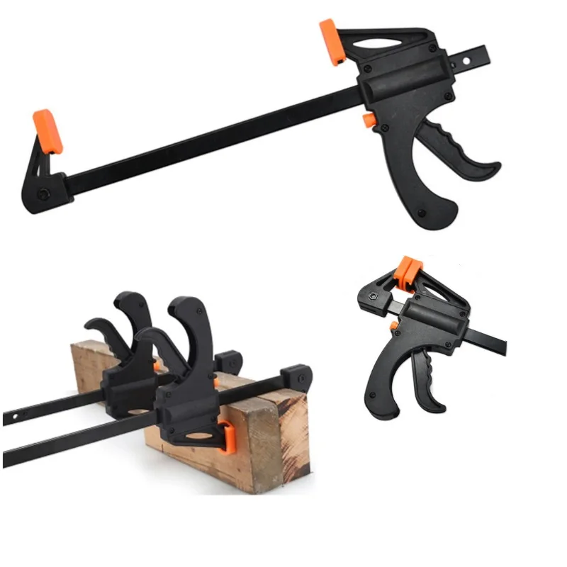 

HS Tools Quick Grip 4-Inch Ratchet Bar Clamp Clip Kit Spreader Gadget Tool DIY Hand Woodworking F Clamp