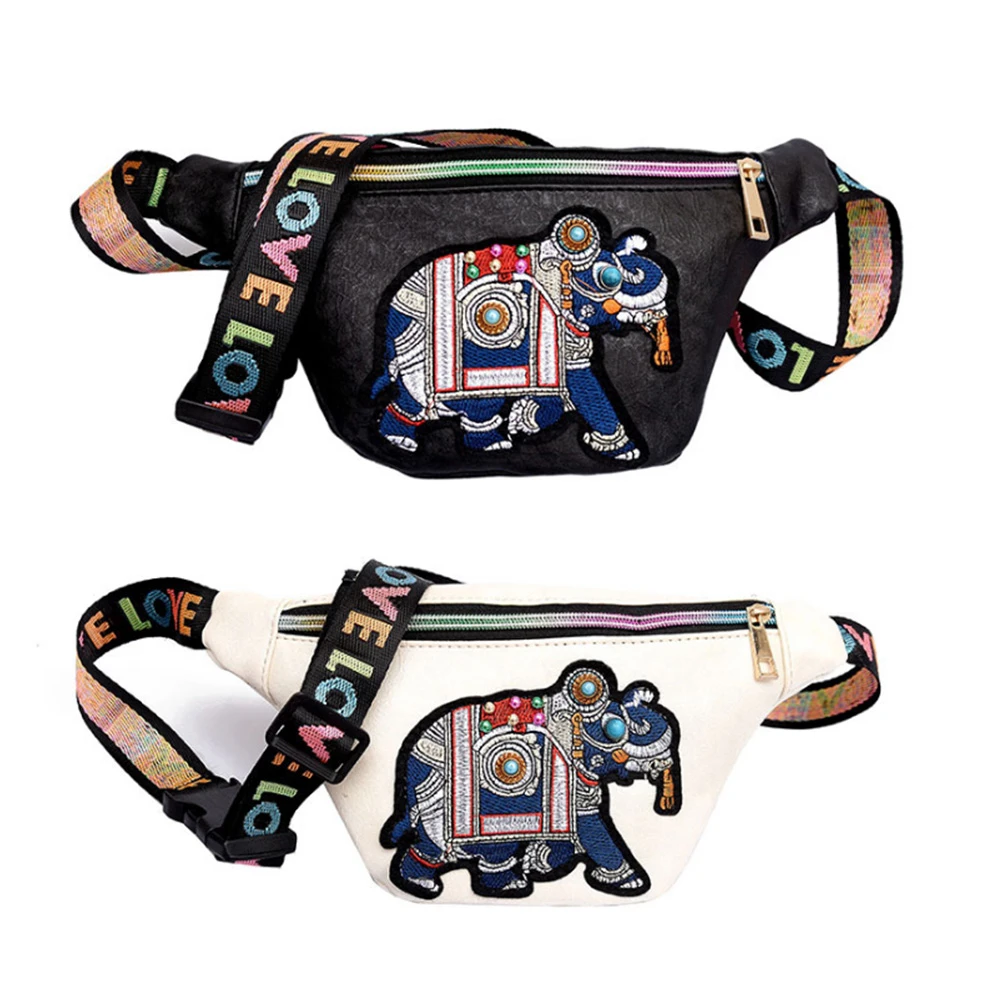 HOUSE riñonera bordada de moda para mujer, riñonera cuero de lujo, con animales bonitos, bolsa de cadera, bolsos para cinturón para - AliExpress