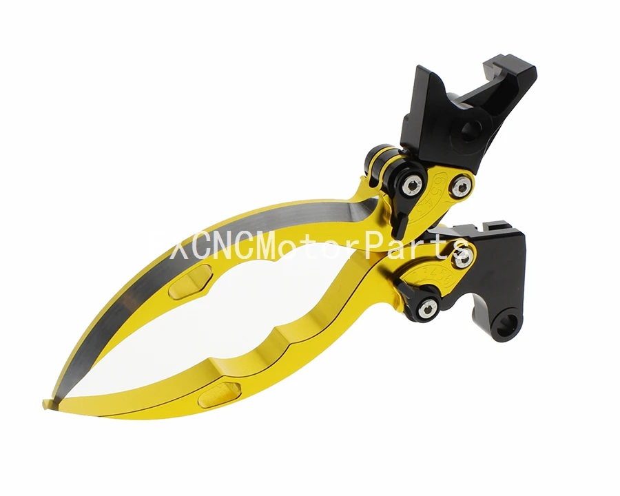 1 Pair Blade Brake Clutch Levers Motorcycle CNC Adjustable Gold For