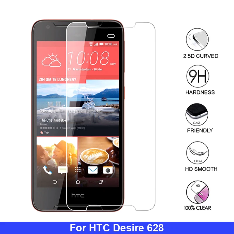 2 шт для htc 628, закаленное стекло для htc Desire 628, две sim-карты, защитная пленка для экрана, стекло для htc Desire 628