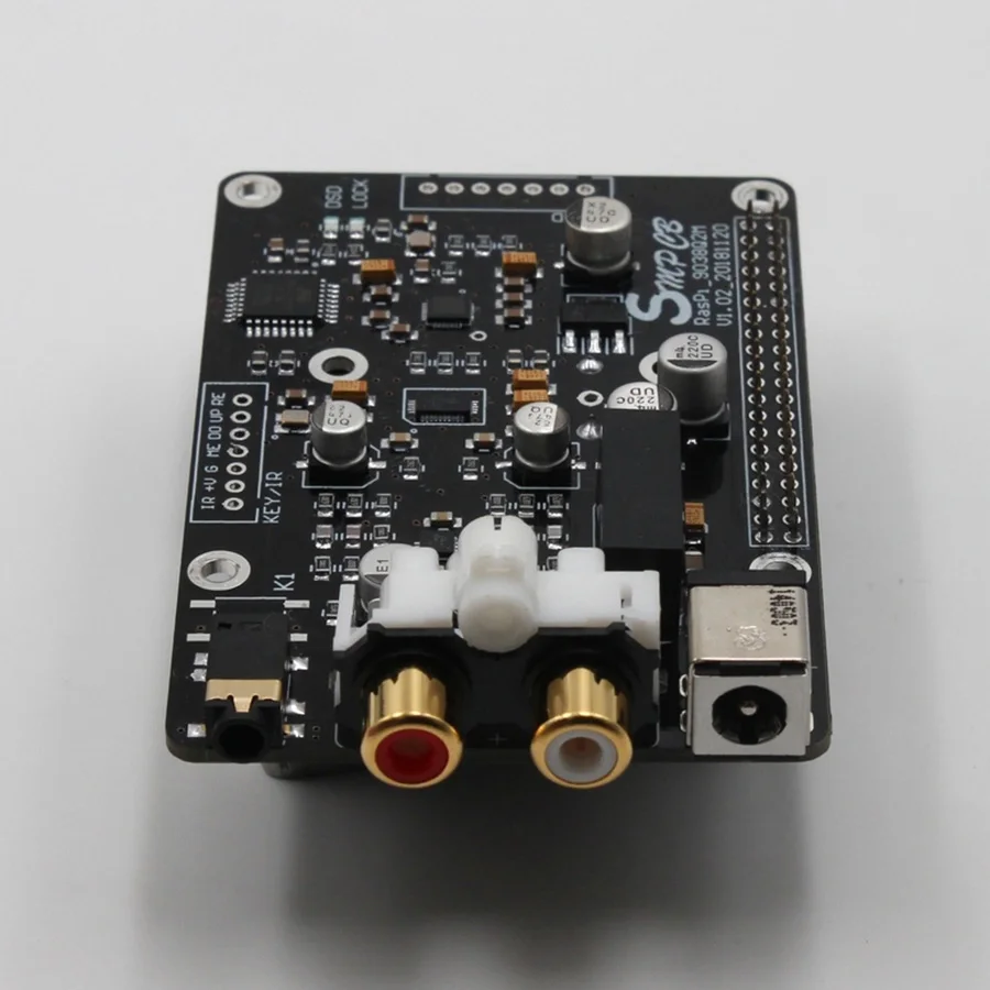 ES9038q2m OPA1612 Op DAC декодер цифровая плата вещания I2S 32 бит/384K DSD128 для Raspberry pi 2B 3B