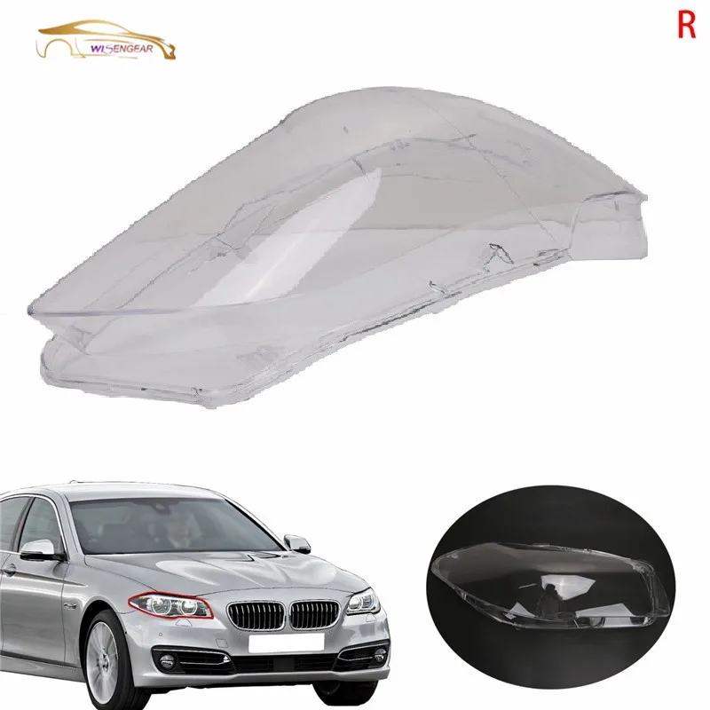 

WISENGEAR Right Side Clear Headlight Lens Plastic Shell Cover Lampshade For BMW F10 F11 528i 530i 535i 535d M5 2009 - 2013 /