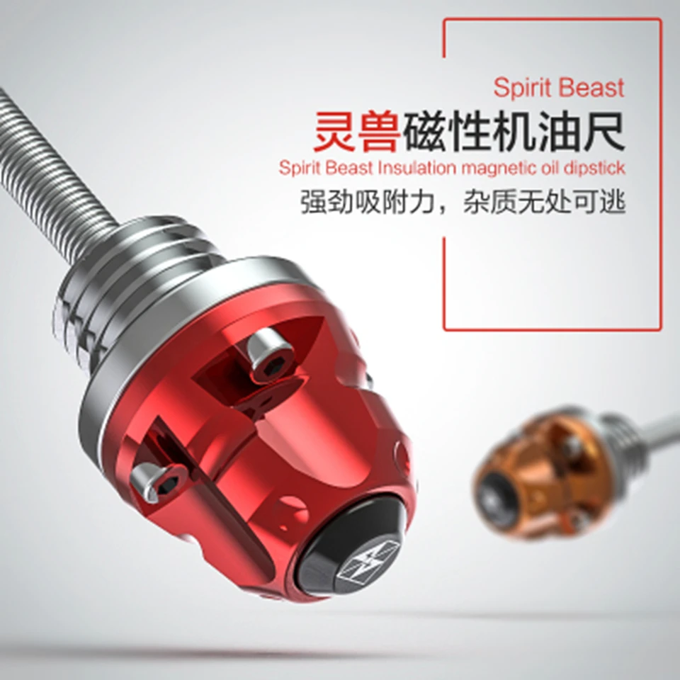 

CNC Alloy Engine Oil Dipstick Filter Plugs Electroplating Cool shape Design Fit Dirt Bike Motorcross Scooter for Honda Suzuki