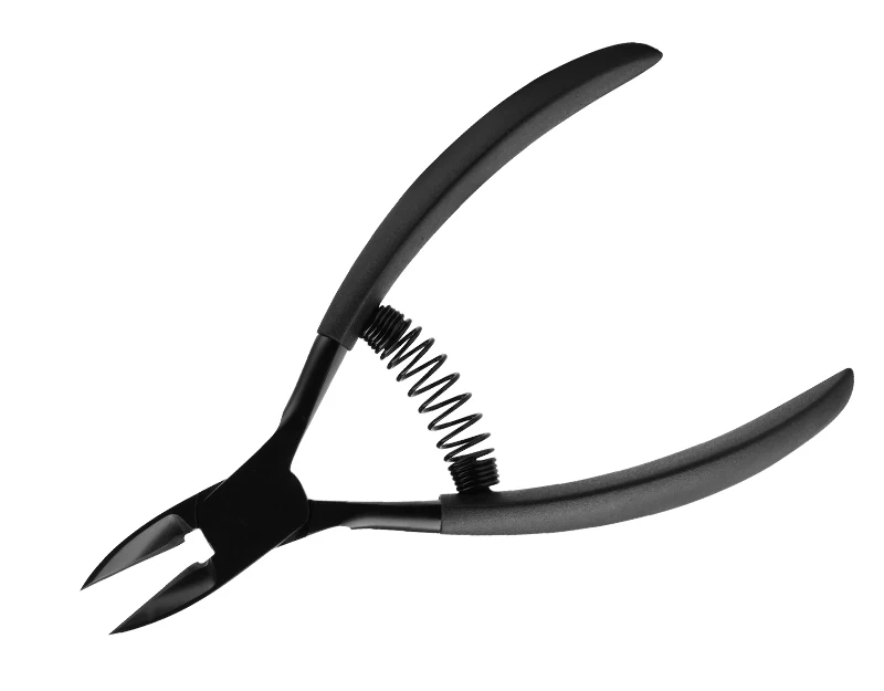 Новая резиновая ручка для дизайна ногтей из нержавеющей стали кусачки для кутикулы кусачки для удаления омертвевшей кожи резак ножницы Маникюрный Инструмент NT144
