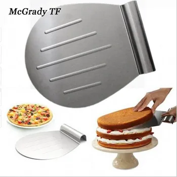 

Mac Cake Transfer Device Transfer Board Stainless Steel Cake Decorating Cake Taking Mobile Tray Shovel Sugar Demixer Cake Lifter