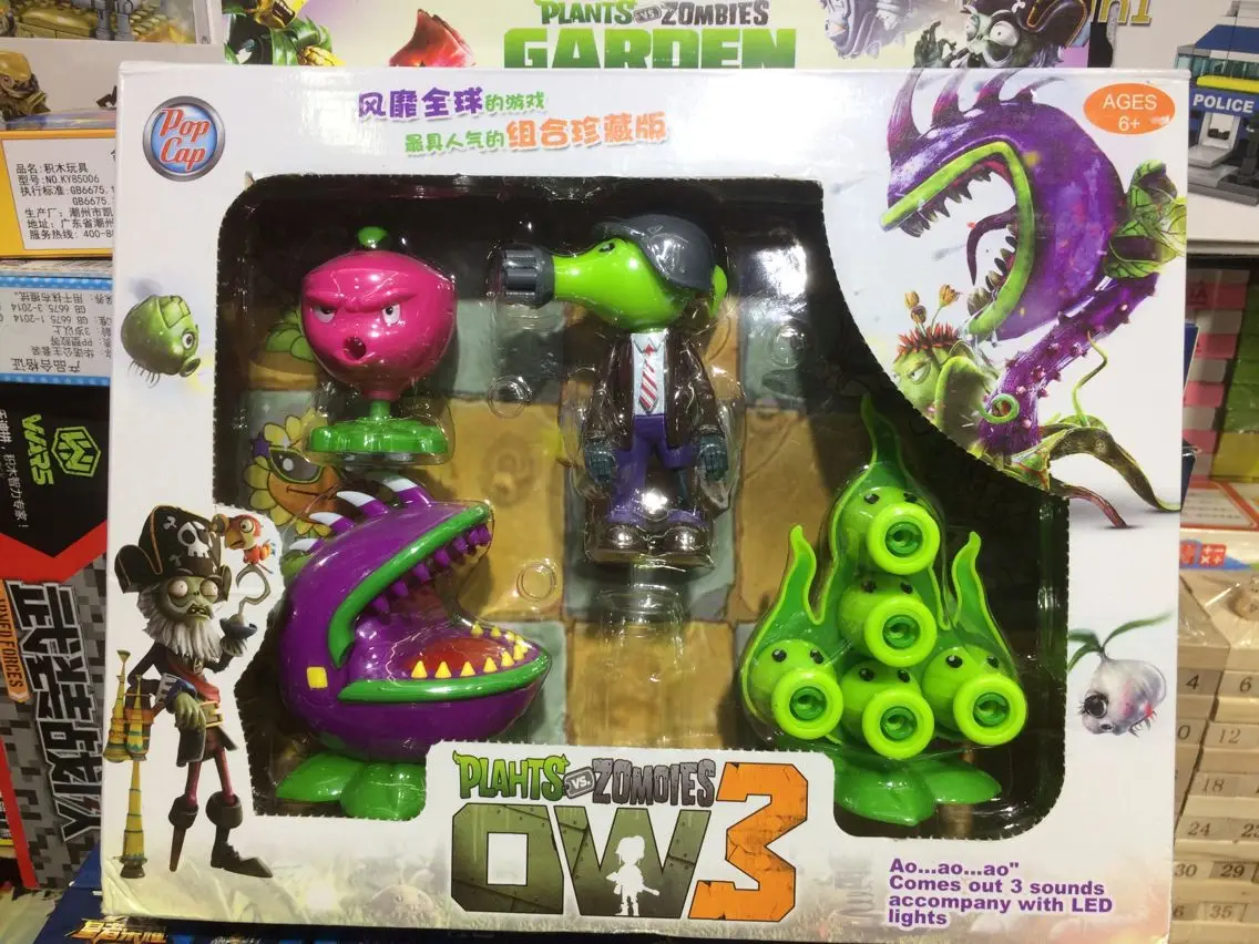 Plants Vs Zombies Garden Warfare Plush Toys Figures Kids