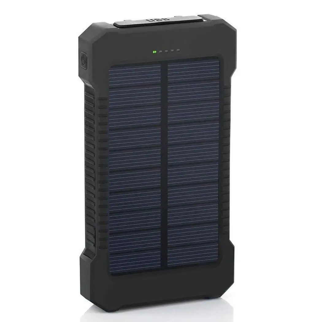 Портативное водонепроницаемое солнечное зарядное устройство 3000 mAh/6000 mAh литий-полимерная Внешняя батарея двойной USB быстрая зарядка мобильное зарядное устройство