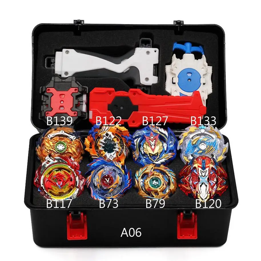 Beyblade Burst B139 B134 B131 Metal Fusion 4d With 4 Launcher Bayblade Burst Spinning Top Christmas Gift For Kids Toys - Цвет: a06