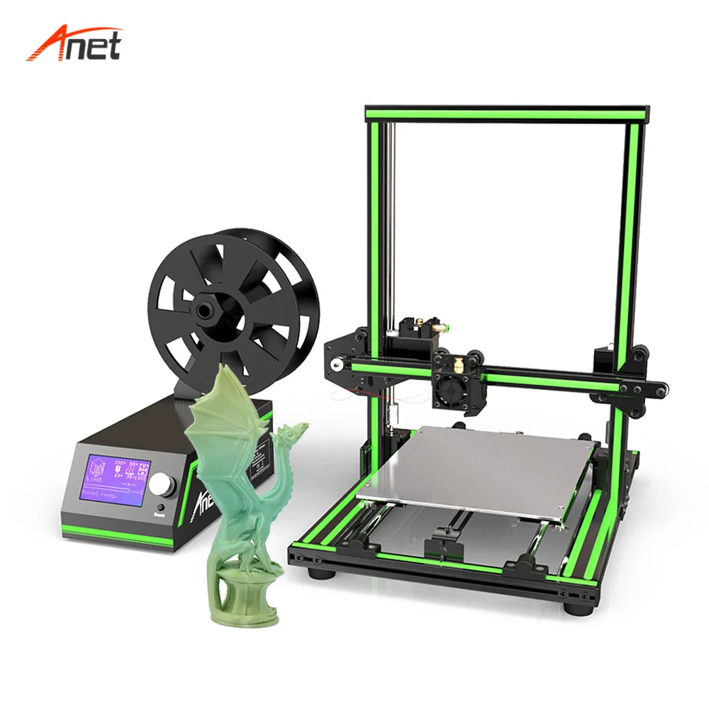 

Anet E10 Aluminum Frame Multi-language 3D Printer Support SD card Impressora 3d DIY Set LCD Screen 3D Desktop Printing Machine
