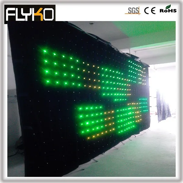 3x6m p18 led video curtain 5
