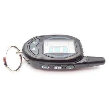

Russia ZX1055 car remote for Sheriff ZX-1055 Lcd remote two way car alarm system free shipping