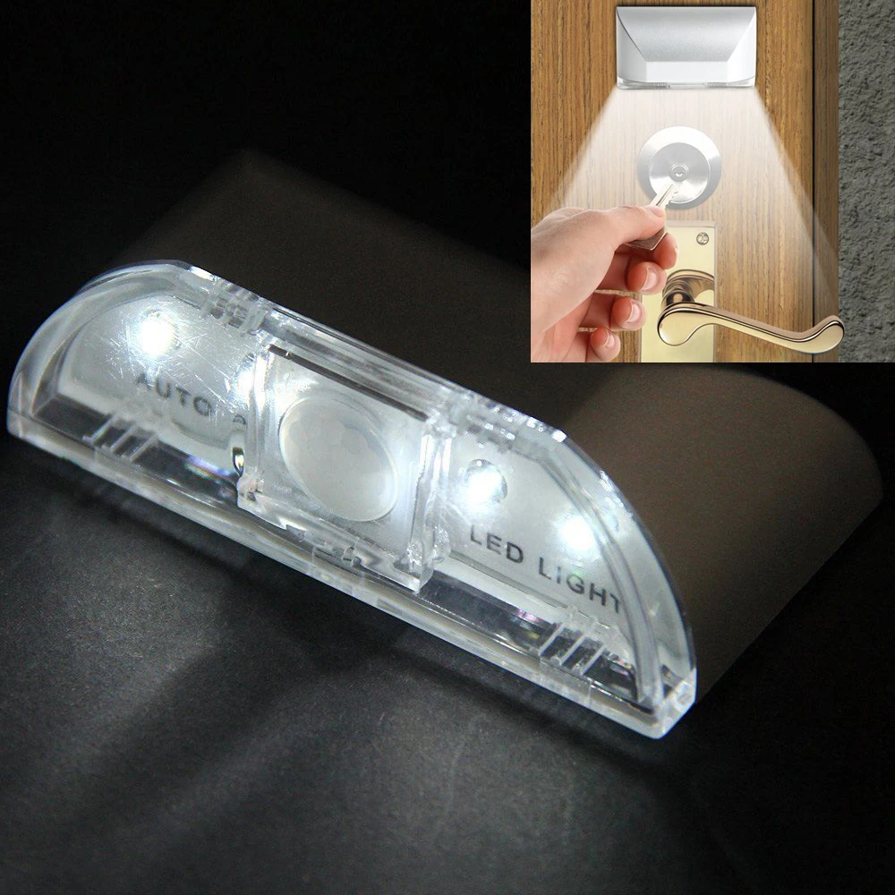 Auto PIR Sensor Infrared Wireless IR Motion Detector 4 LED ...