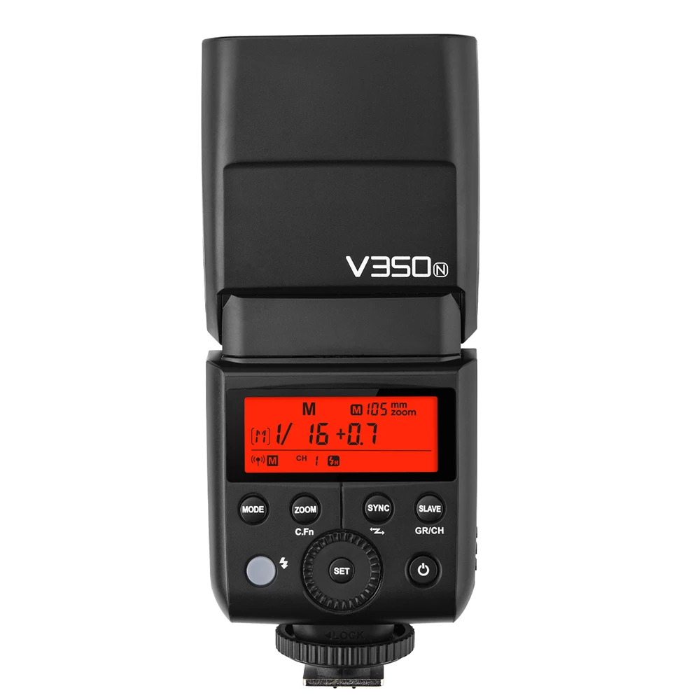 Godox V350N ttl HSS 1/8000s 2,4G X Системная камера Speedlite вспышка со встроенным литий-ионным аккумулятором+ передатчик XPro-N для Nikon