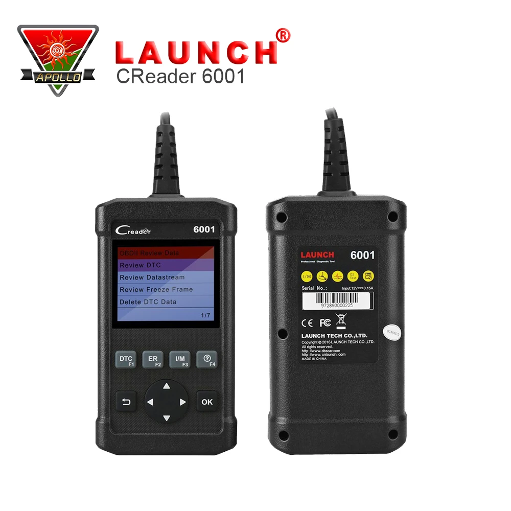Цена за 2017 Новейший Launch DIY Code Reader CReader 6001 OBDII функции Поддержки Испытание Датчика O2ИЙ Печатает данные через ПК Цена за 2017 Новейший Launch DIY Code Reader CReader 6001 OBDII функции Поддержки Испытание Датчика O2ИЙ Печатает данные через ПК