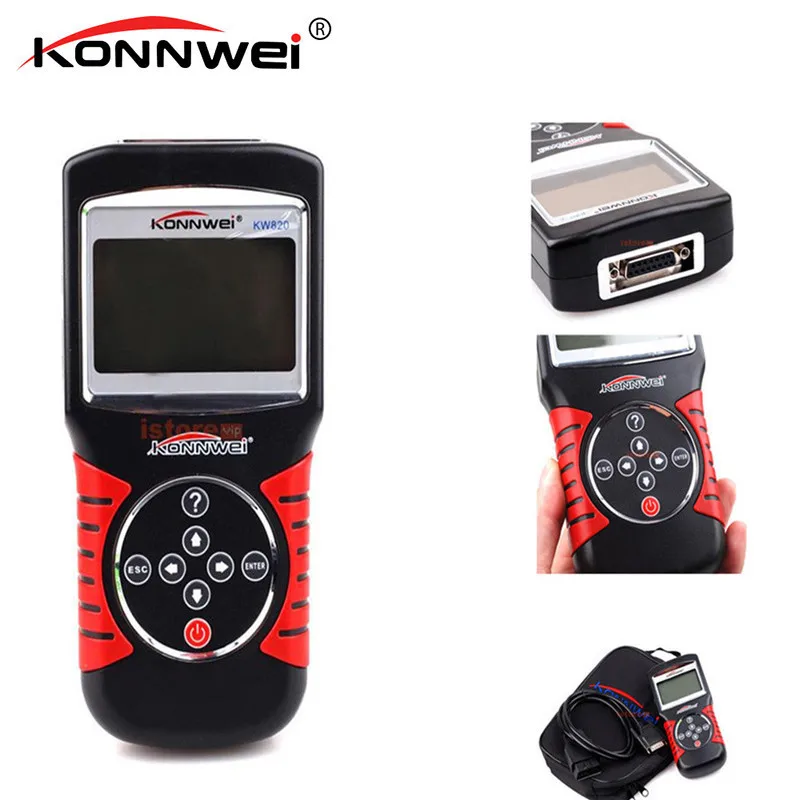 KONNWEI KW820 OBDII EOBD Automotive Fault Diagnostic Scanner Tester