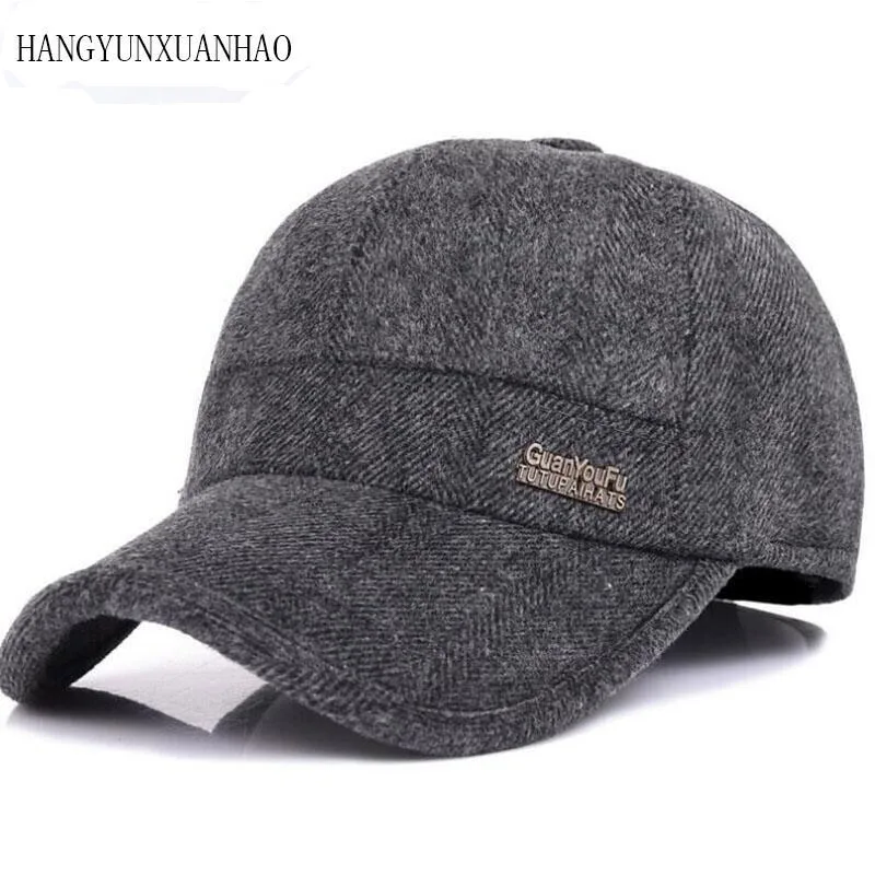 fleece baseball hat with ear flaps
