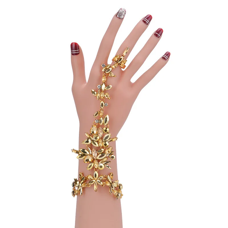 Fashion Statement Jewelry Wedding Crystal Bracelets For Women Bohemian