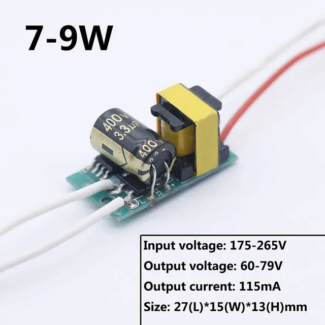 7-9W 115mA 10pcs