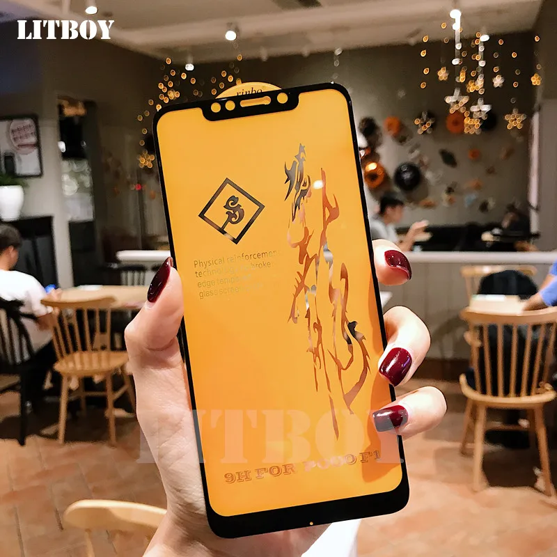 6D высококачественное закаленное стекло для Xiaomi Pocophone F1 Redmi 6 Pro A1 A2 A3 F2 Защитное X3 M2
