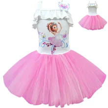 Girls dress fancy nancy beautiful Nancy cosplay children's dress sling tutu dress unicorn party dress girl fancy nancy nancy clancy seeks a fortune