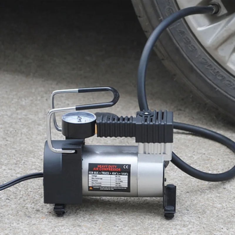 Vehicle mounted inflating pump portable vehicle mounted pump air vehicle 12V Car Tyre emergency air pump