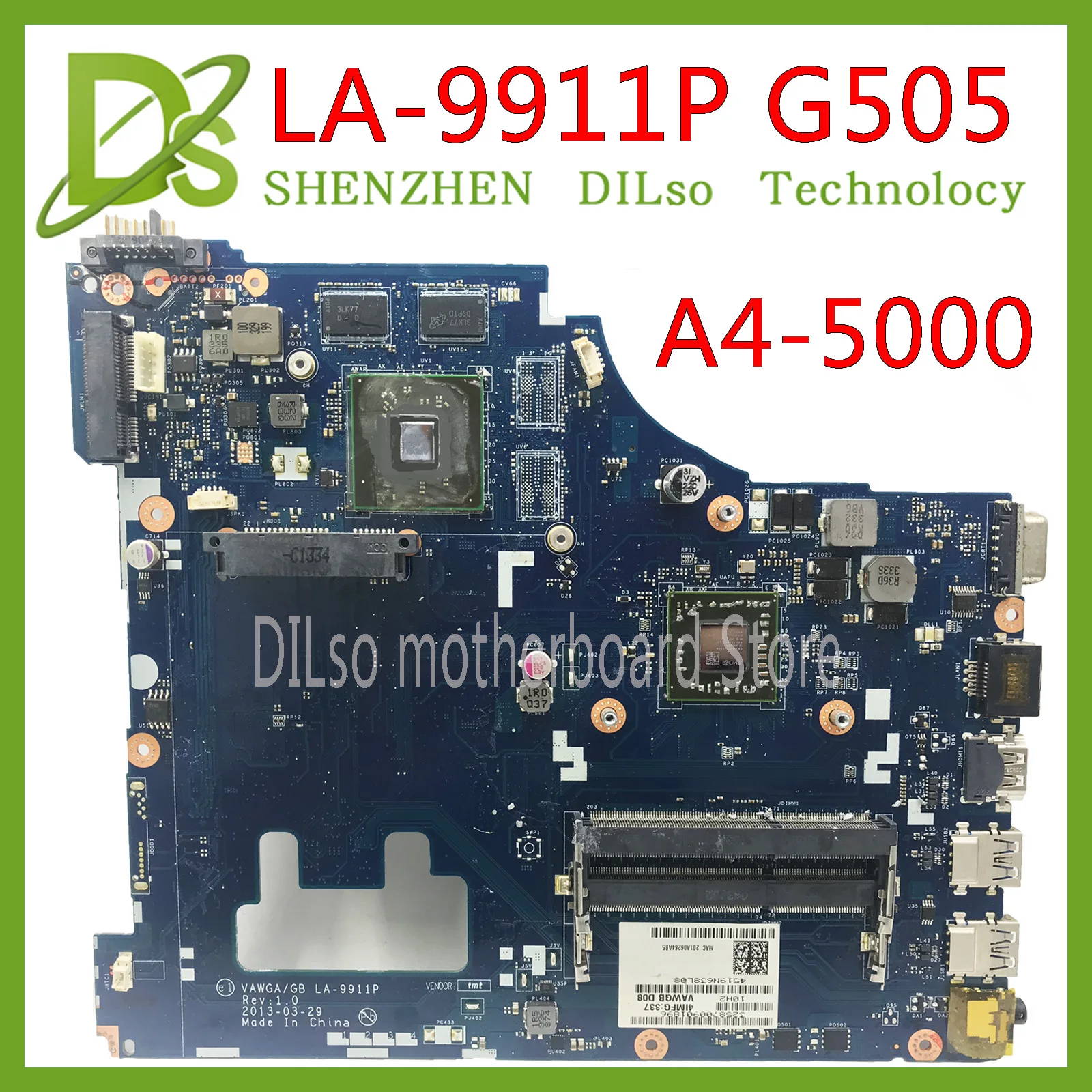Скидка KEFU G505 VAWGA GB LA 9911P материнская плата для lenovo g505 материнская плата la 9911p материнская плата с А4 тест ЦП