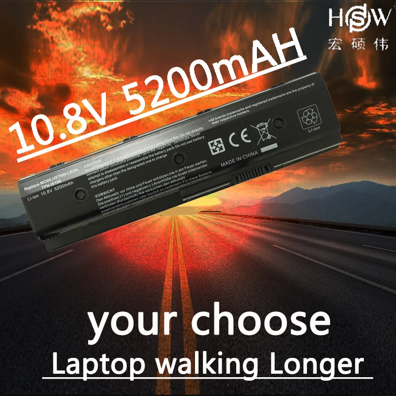 HSW Батарея для струйного принтера HP Pavilion DV4-5000 DV6-7000 DV6-8000 DV7-7000 672412-001 аккумулятор