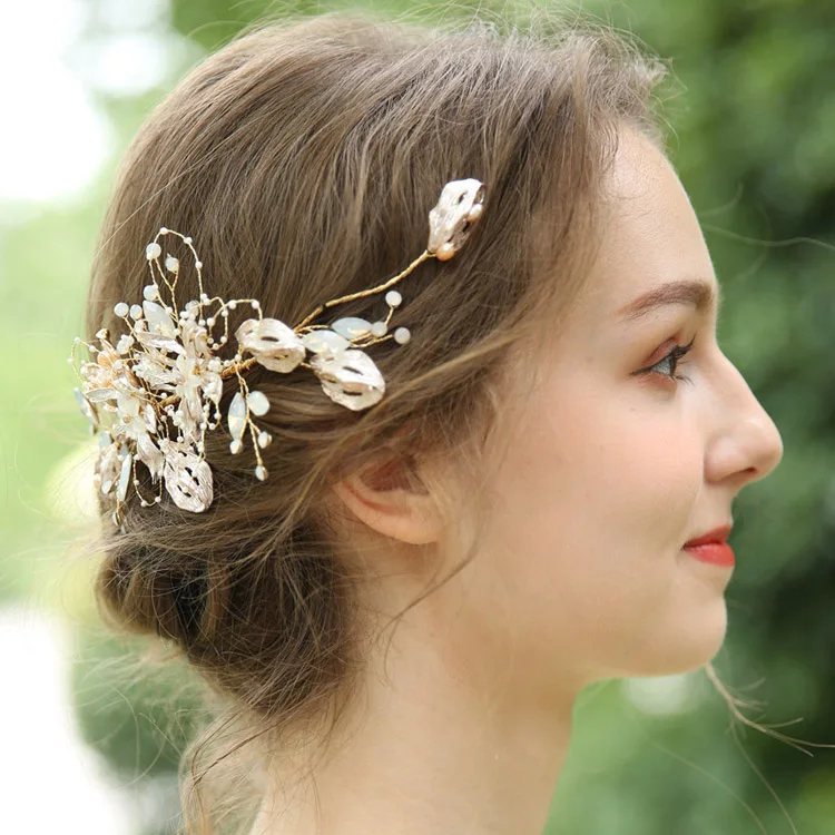 Bridal Crystal Rhinestones Wedding Proms Hair Vine Comb  Pin Headpiece 