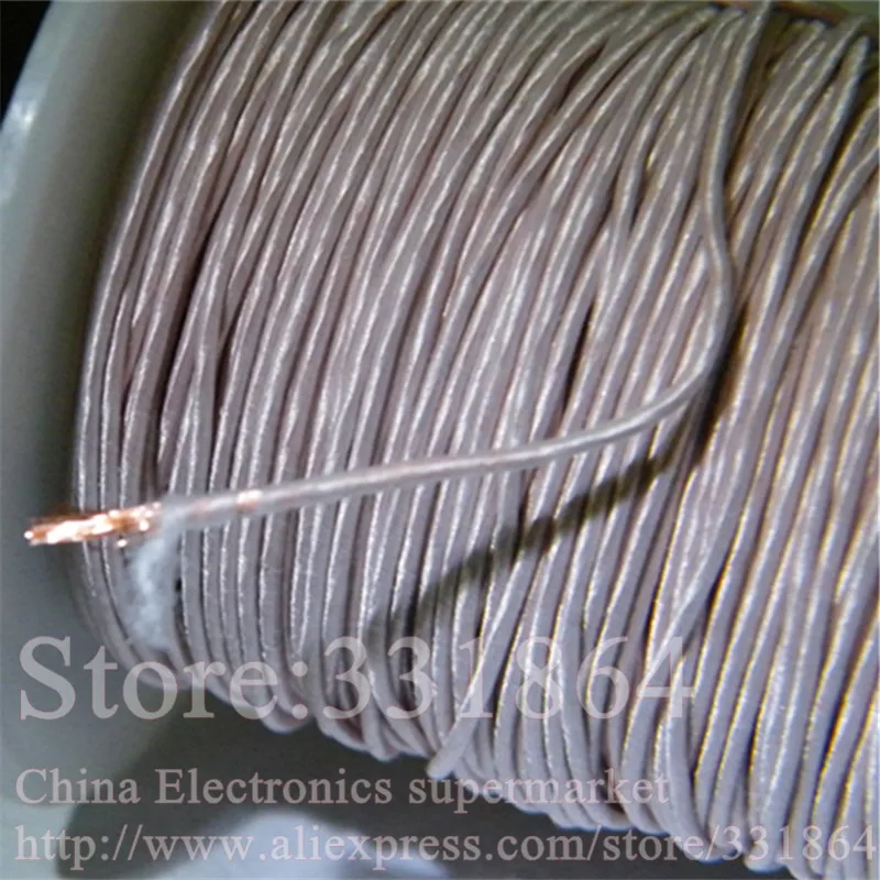 

0.07X60 strands,(20m /pc) Mine antenna Litz wire,Multi-strand polyester silk envelope braided multi-strand wire