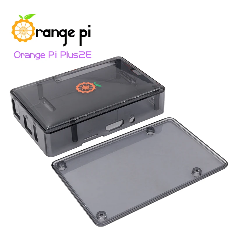 Оранжевый Pi Plus 2e SET5: + блок питания черный прозрачный ABS чехол с поддержкой Ubuntu
