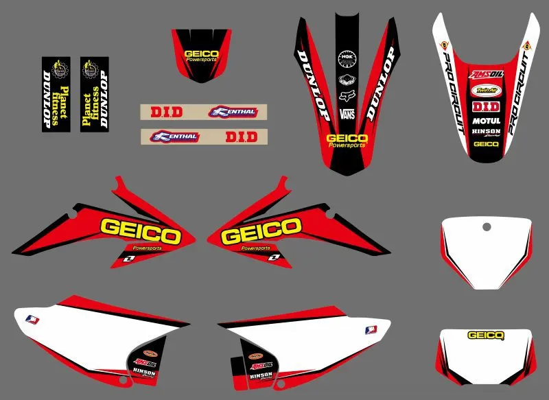 Графические Деколи Для Honda CRF150 CRF230 CRF150F CRF230F 2008 2009 2010 2011 2012 2013 2014 CRF 150 150F 230 230F|decals for