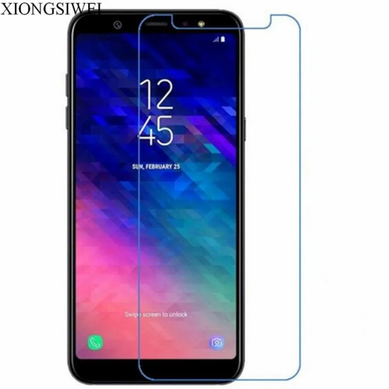 Закаленное стекло для Samsung A6 Plus 2018 Защитная пленка экрана Galaxy + Duos SM A605FN/DS